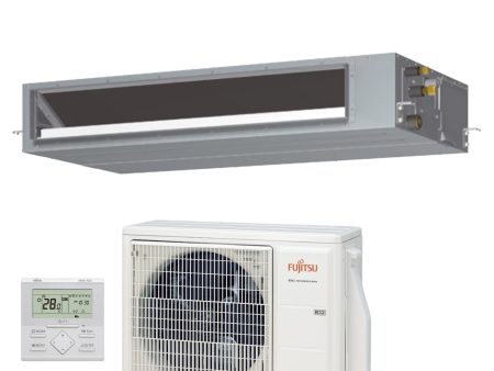 Climatizzatore Condizionatore Fujitsu Canalizzato Canalizzabile serie KM ECO 30000 Btu ARXH30KMTAP R-32 3NGF89880 con Filocomando Incluso Online Hot Sale