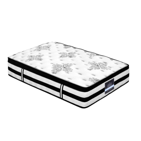 Giselle Bedding 34cm Mattress Euro Top Pocket Spring King Single Hot on Sale