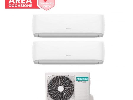 AREA OCCASIONI Climatizzatore Condizionatore Hisense Dual Split Inverter serie HI-COMFORT 9+12 con 2AMW42U4RGC R-32 Wi-Fi Integrato 9000+12000 Sale