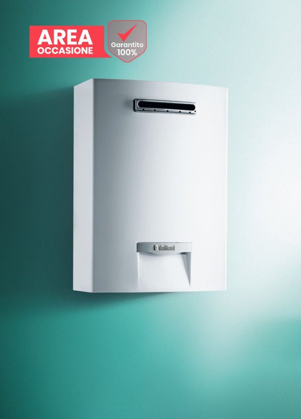 AREA OCCASIONI Scaldabagno a Gas Vaillant per esterno outsideMAG 17 litri low NOx cod. MAG 178 1-5 RT Metano For Discount