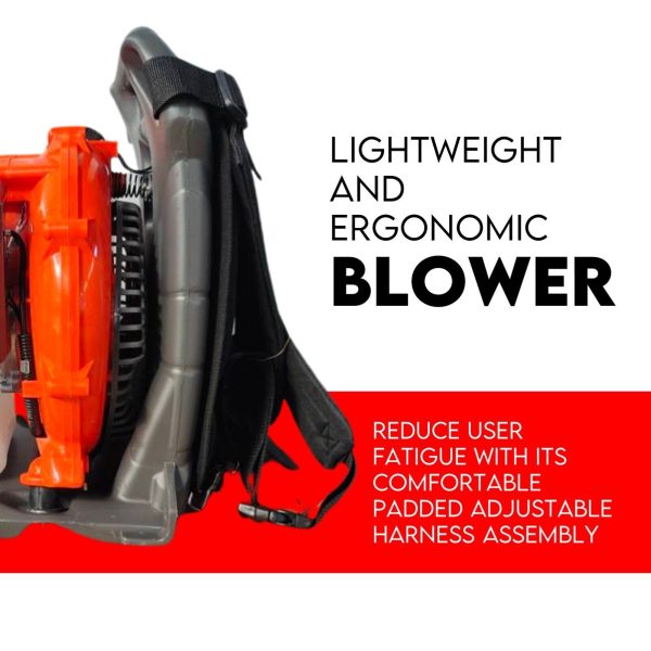 Petrol Leaf Blower 2 Stroke 42.7cc Backpack Commercial 540km H Online Sale