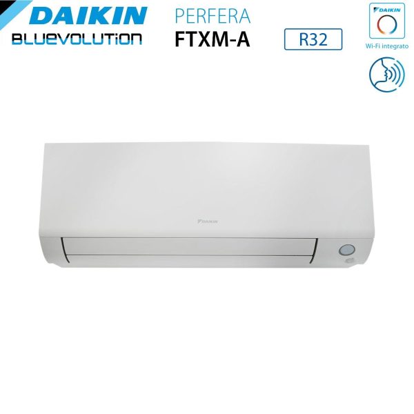 Unità Interna a Parete Daikin Bluevolution Inverter serie PERFERA ALL SEASON 15000 Btu FTXM42A R-32 Wi-Fi Integrato Cheap