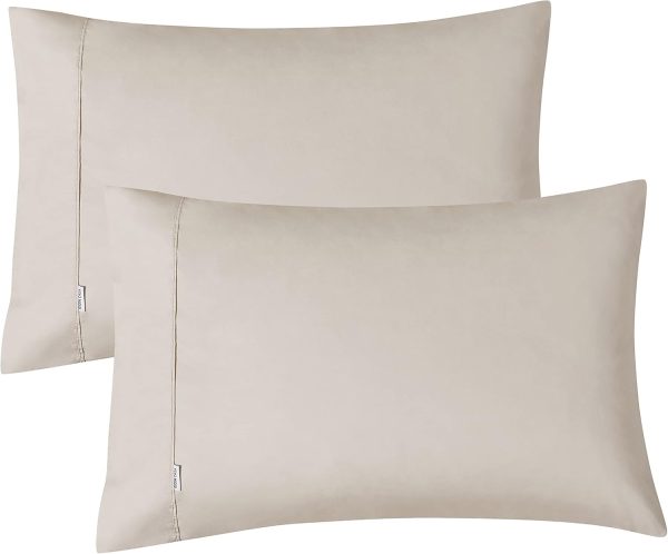 Vintage Washed 100% Cotton Sheet Set with 2 Pillowcases - Natural - King Size Sale