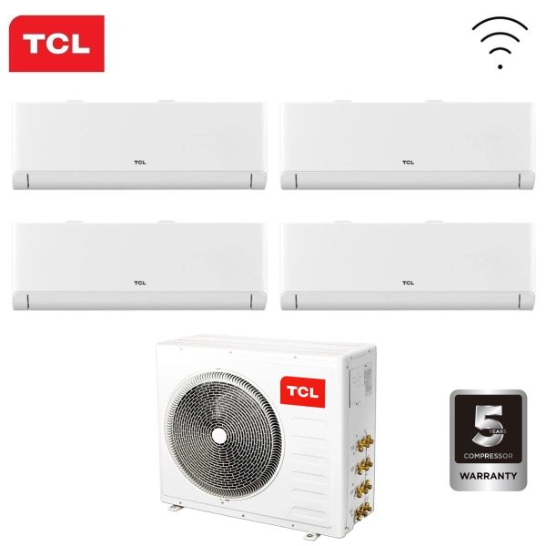 Climatizzatore Condizionatore TCL Quadri Split Inverter serie BREEZEIN 9+12+12+12 con MT3240 R-32 Wi-Fi Integrato 9000+12000+12000+12000 Online now