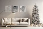 Albero di Natale Innevato Slim H 180cm con Base a Croce in Ferro Pieghevole Online Hot Sale