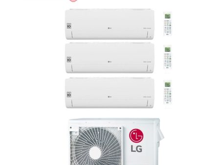 AREA OCCASIONE Climatizzatore Condizionatore LG Trial Split Inverter Serie Libero Smart 9+9+12 btu con MU3R19 UL0 R-32 9000+9000+12000 Wi-Fi Integrato For Cheap