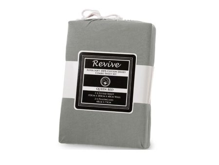 Revive 100% Cotton Jersey Combo Set Silver King For Discount