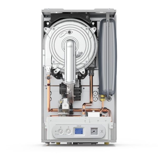 Caldaia a Condensazione Unical X 24 C Gpl in Acciaio Inox Low NOx Completa di Kit Scarico Fumi Online Sale