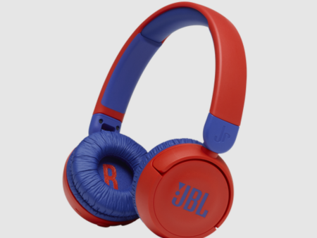 JBL JR310BT Kids Wireless On-Ear Headphones - Red   Blue Supply