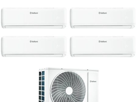 Climatizzatore Condizionatore Vaillant Quadri Split Inverter serie CLIMAVAIR PRO 7+7+7+7 con VAM1-080A4NO R-32 Wi-Fi Integrato 7000+7000+7000+7000 Supply