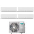 Climatizzatore Condizionatore Hisense Quadri Split Inverter serie ECOSENSE 9+9+9+18 con 4AMW105U4RAA R-32 Wi-Fi Integrato 9000+9000+9000+18000 Supply