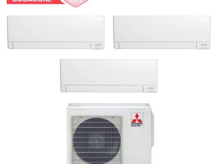 AREA OCCASIONI Climatizzatore Condizionatore Mitsubishi Electric Trial Split Inverter Linea Plus serie MSZ-AY 9+9+9 btu con MXZ-3F68VF Wi-Fi Integrato R-32 9000+9000+9000 A+++ Online Hot Sale