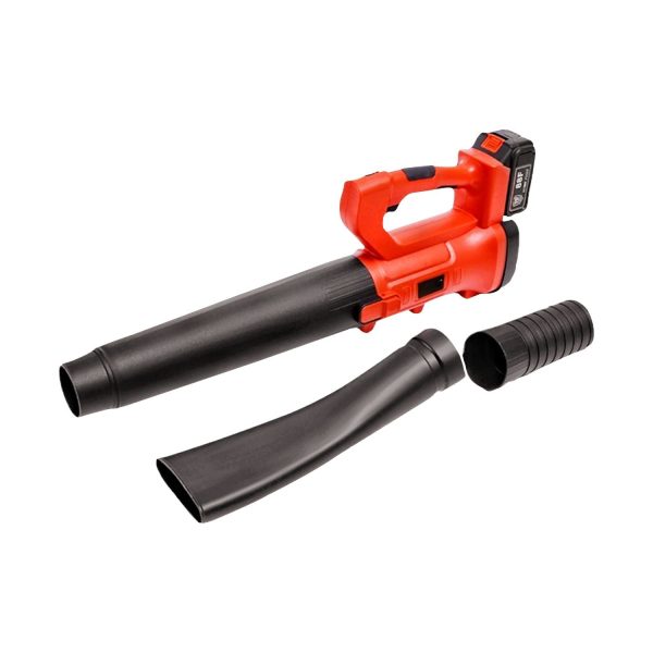 RYNOMATE 18V Cordless Leaf Blower with Lithium Battery and Charger Kit (Red and Black) Online now