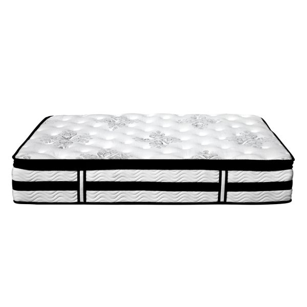 Giselle Bedding 34cm Mattress Euro Top Pocket Spring King Single Hot on Sale